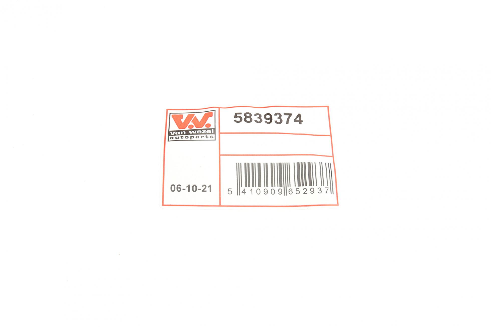 5839374 VAN WEZEL